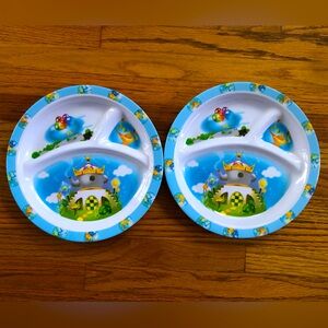 Kids Castle Themed Divided Plates